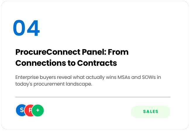 ProcureConnect Panel: From Connections to Contracts