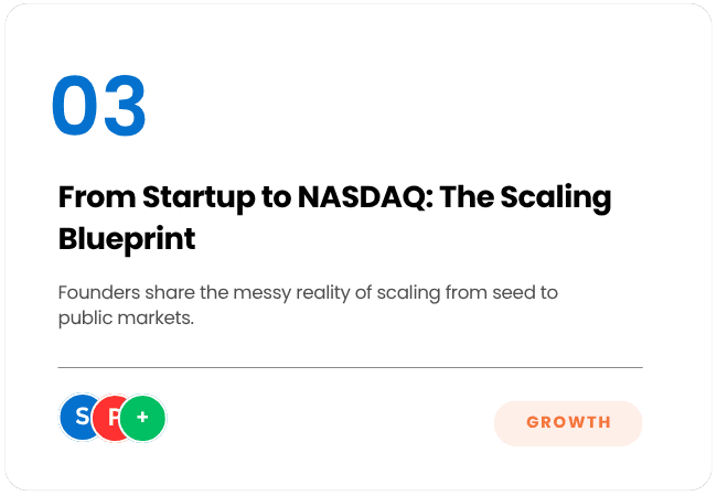 From Startup to NASDAQ: The Scaling Blueprint
